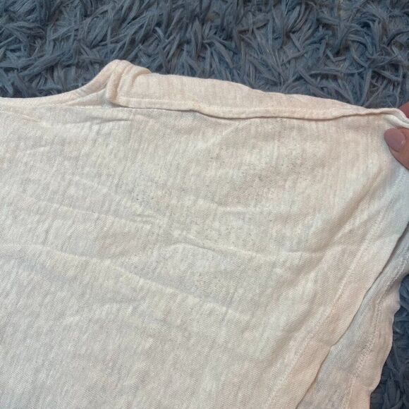 ALC Light Pink Linen Tank Top Size M - Picture 6 of 6
